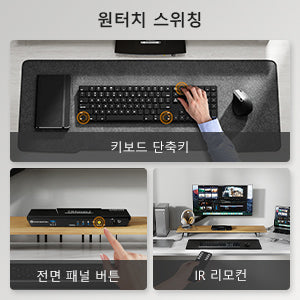 TESmart 2포트 2:1 싱글 모니터 HDMI KVM 스위치 키트 – 4K60Hz, 도킹스테이션 포함 | TESmart Korea