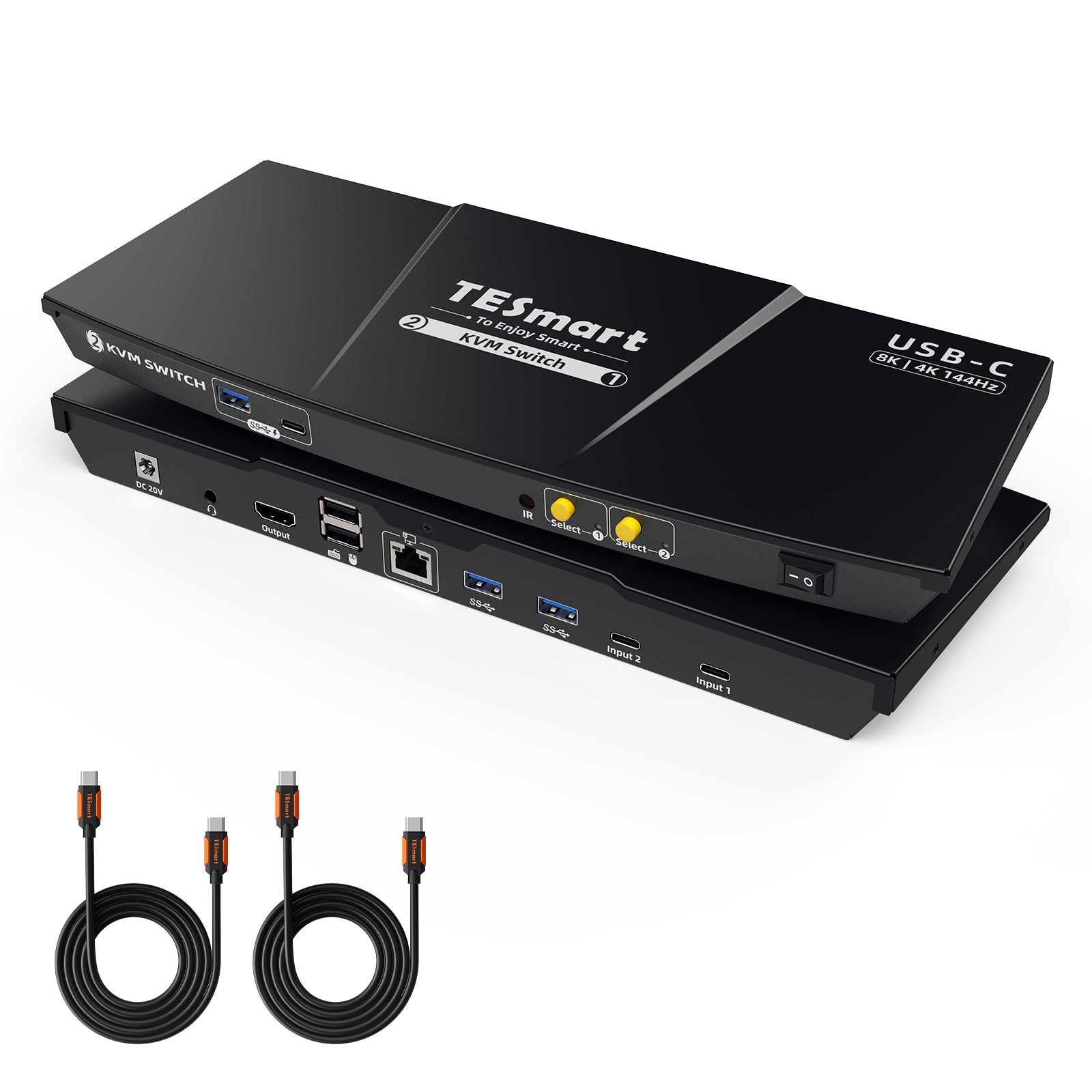 tesmart 8k 2:1 kvm switch cks201-m23