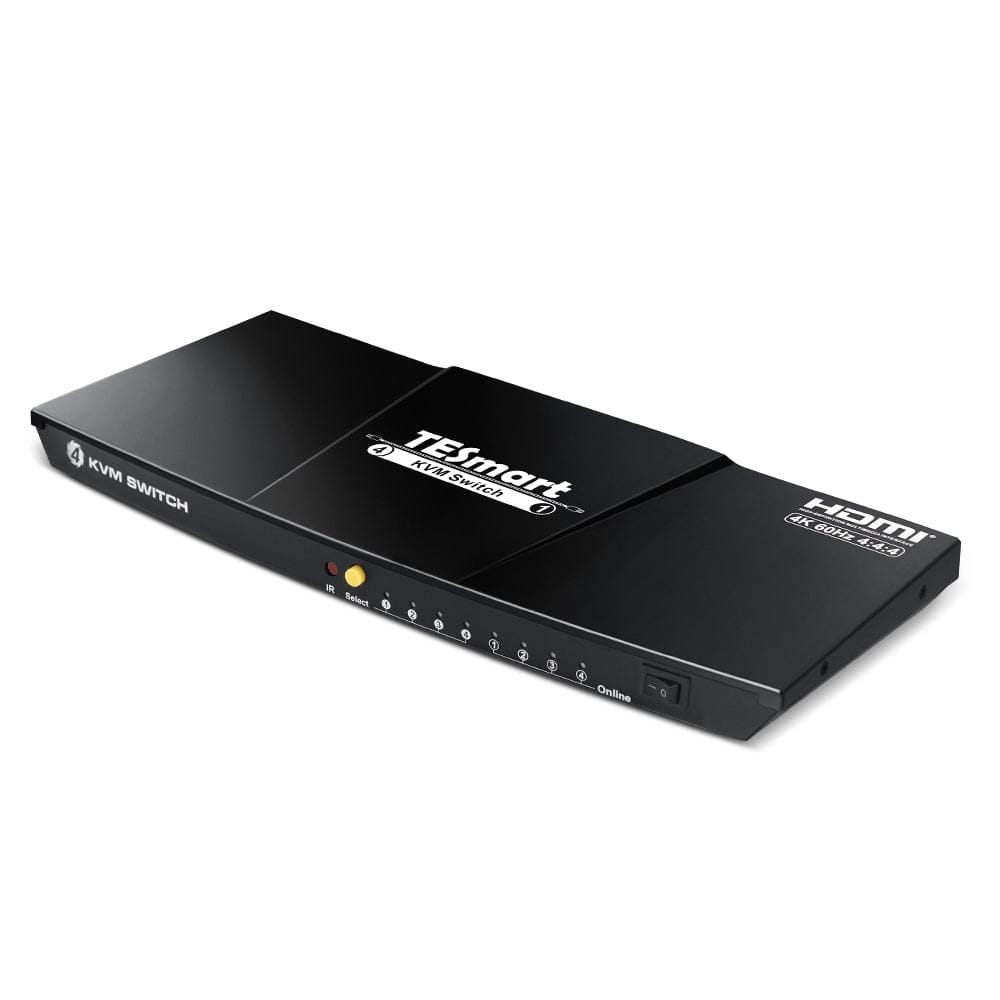 TESmart 4포트 4:1 HDMI KVM 스위치 – 4K60Hz, 마우스 심리스 스위칭 | TESmart Korea