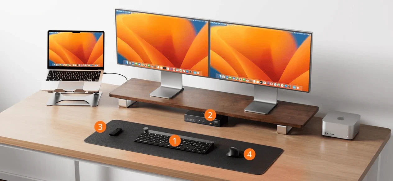 Apple Studio Display용 Thunderbolt 4 KVM이 필요한 이유: Mac·Windows 멀티 디바이스 설정 가이드