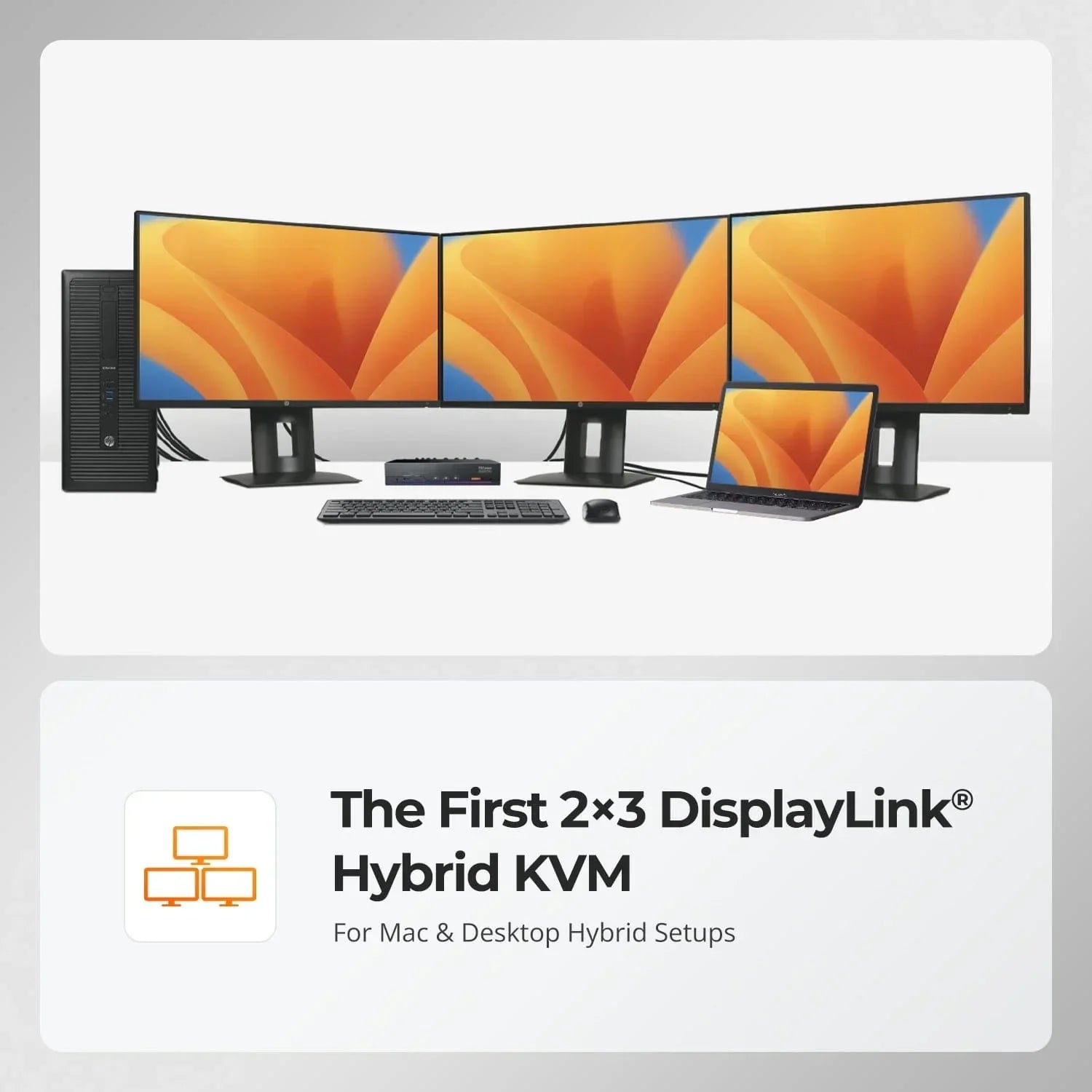 macOS 트리플 모니터 설정 방법: HDC203-PM24 DisplayLink KVM 도킹 스테이션으로 한계 극복
