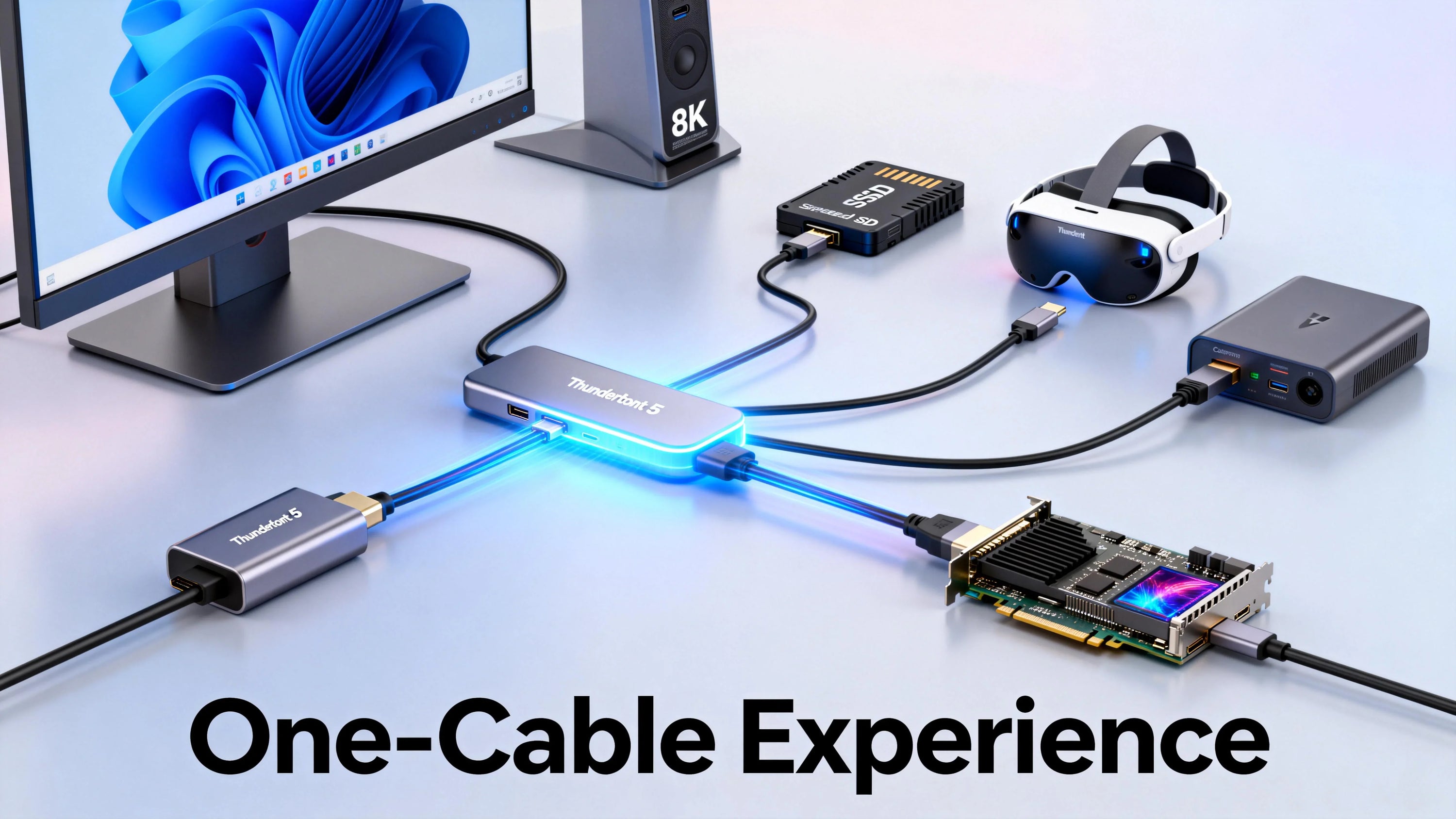 Thunderbolt 3·4·5 성능 비교 가이드: 인터페이스 진화와 차세대 연결 표준 완벽 분석