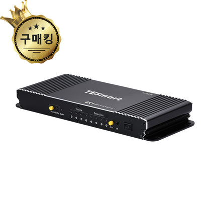 TESmart B 시리즈 4포트 4:1 싱글 모니터 HDMI KVM 스위치 키트 – 4K60Hz,EDID 포함 | TESmart Korea