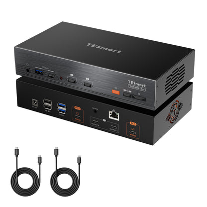 2-포트 듀얼 모니터 KVM for Apple Studio Display – 최대 5K@60Hz, Thunderbolt™ 4 기기와 호환