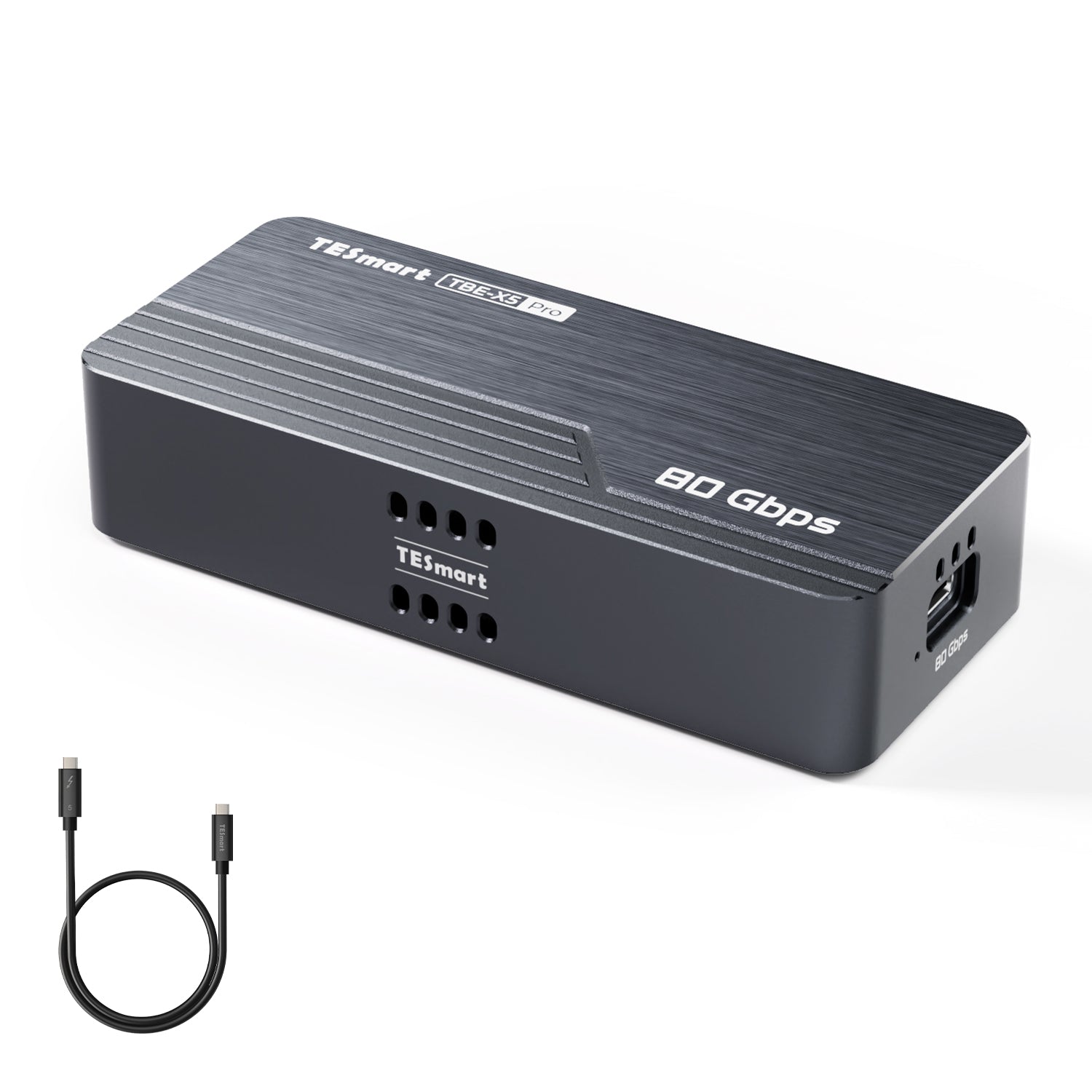 TBE-X5Pro USB4 80 Gbps PCIe 5.0 NVMe SSD 인클로저 · Thunderbolt 5/4/3 호환 · 최대 7000 MB/s