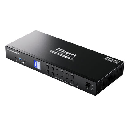 TESmart 4포트 4:2 듀얼 모니터 USB-C KVM 도킹 스테이션 키트 – 4K60Hz, MST 지원 | TESmart Korea