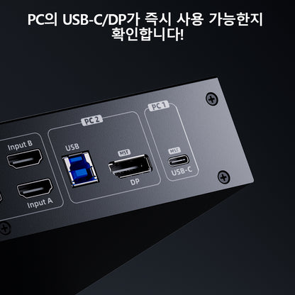 TESmart 4포트 4:3 트리플 모니터 MST KVM 도킹 스테이션 키트 – 4K60Hz, 4xUSB3.0포트 포함,LAN 포트 및 EDID 지원 | TESmart Korea