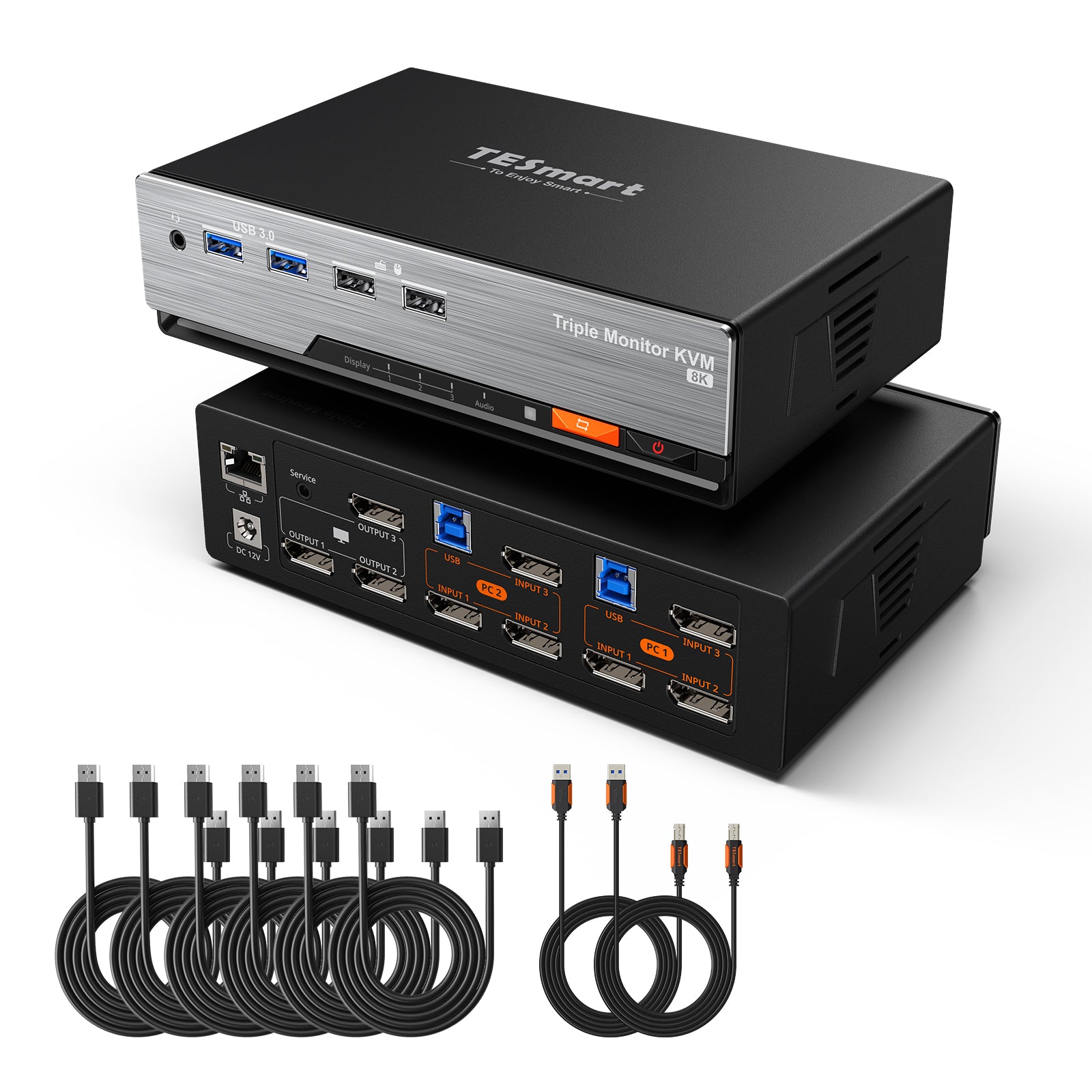 tesmart  8k60hz kvm dock dks203-m24 