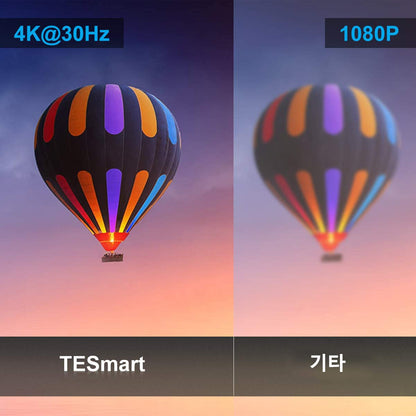 TESmart 5포트 5:1 HDMI 스위치 – 4K 60Hz/30Hz, 자동 감지, HDR, 키보드 &amp; 마우스 공유 지원 | TESmart Korea