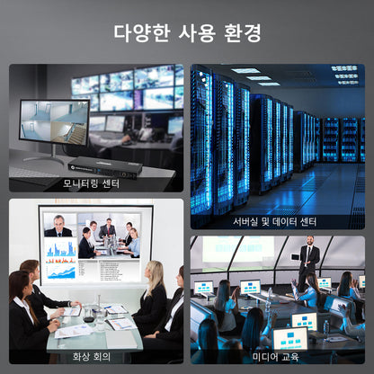 TESmart 티이스마트 8 :1 HDMI KVM 스위치 4K60Hz 지원 RS232 / LAN 제어